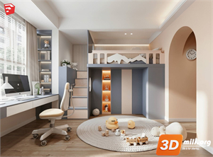 Children Room Scenes Skp FIles 